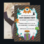 Personalised Mad Science Birthday Party Photo Invitation<br><div class="desc">Get ready for a day of fun experiments with this Mad Science-themed birthday party invitation! Featuring bright colours, playful lab graphics, and a quirky monster, this design is perfect for kids who love science and adventure. Ideal for STEM-inspired parties or anyone looking for a unique and exciting celebration theme. Fully...</div>