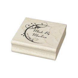 Personalised 'Made By' Wooden Stamp