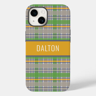 Personalised Madras Plaid Phone Case