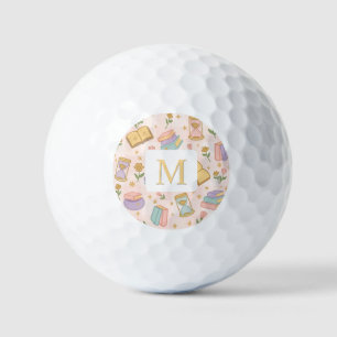 Personalised Magic Books Girl School Pink Golf Balls