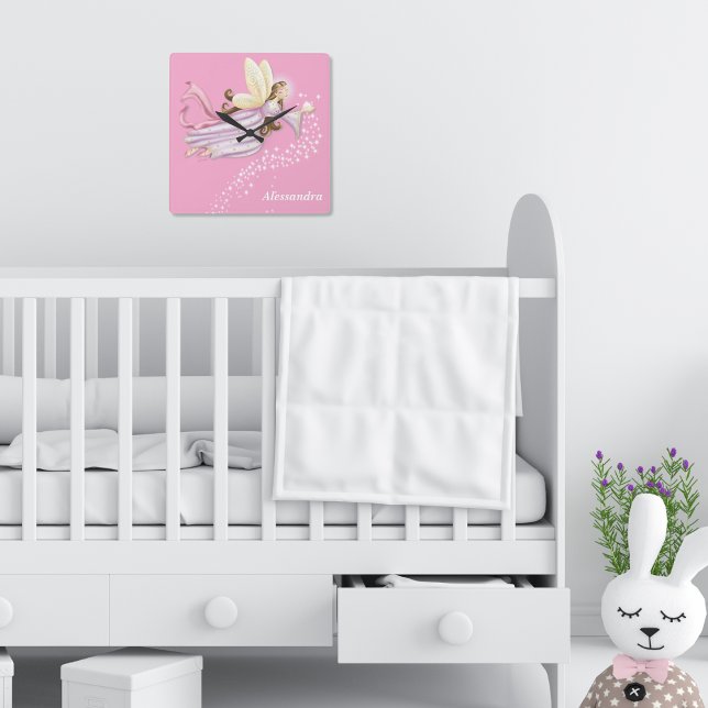Personalised Magical Angel Fairy Clock for Girls (Creator Uploaded)