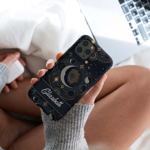 Personalised Magical Celestial Moon And Stars iPhone 12 Case