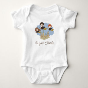 Personalised Magical Harry Potter & Hogwarts Baby Bodysuit