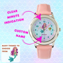 Personalised Magical Mermaid Learning To Tell Time