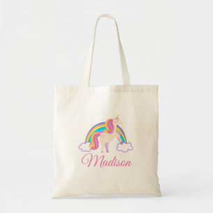 Personalised Magical Rainbow Unicorn  Tote Bag