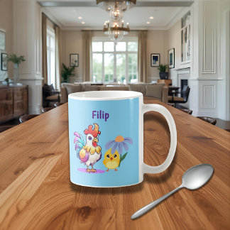 Personalised Magical Rooster Mug