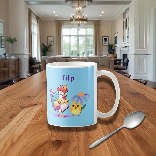 Personalised Magical Rooster Mug (Creator Uploaded)