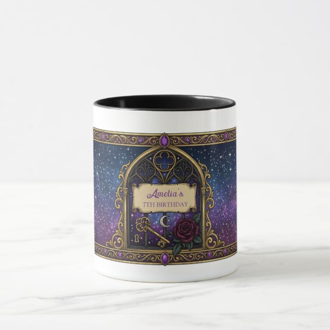 Personalised Magical Witchy Birthday  Mug (Center)