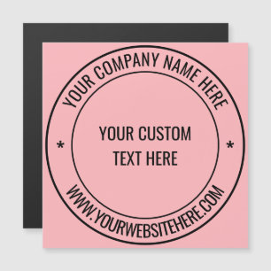 Personalised Magnetic Business Card Choose Colour