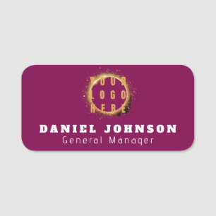 Personalised Magnetic Company Employee Name Tag