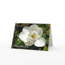 Personalised Magnolia Note cards