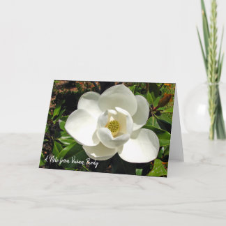 Personalised Magnolia Note cards