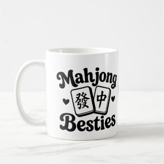 Personalised Mahjong Besties Photo Coffee Mug