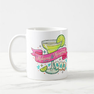 Personalised Mahjong & Margaritas Photo Coffee Mug