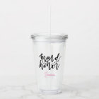 Personalised Maid of Honour Acrylic Tumbler