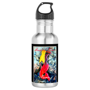 Personalised maid of honour blonde mermaid 532 ml water bottle