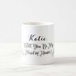 Personalised Maid of Honour Mug