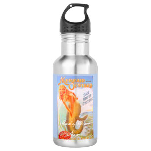 Personalised maid of honour oyster mermaid  532 ml water bottle