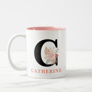 Personalised Maid of Honour Two-Tone Coffee Mug