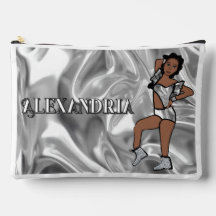 Personalised Majorette Dancer Liquid Silver #1