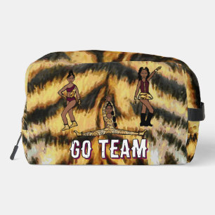 Personalised Majorette Dancer Maroon Tiger #1 Dopp Kit