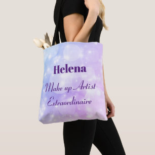 Personalised Make up Artist Extraordinaire design Tote Bag