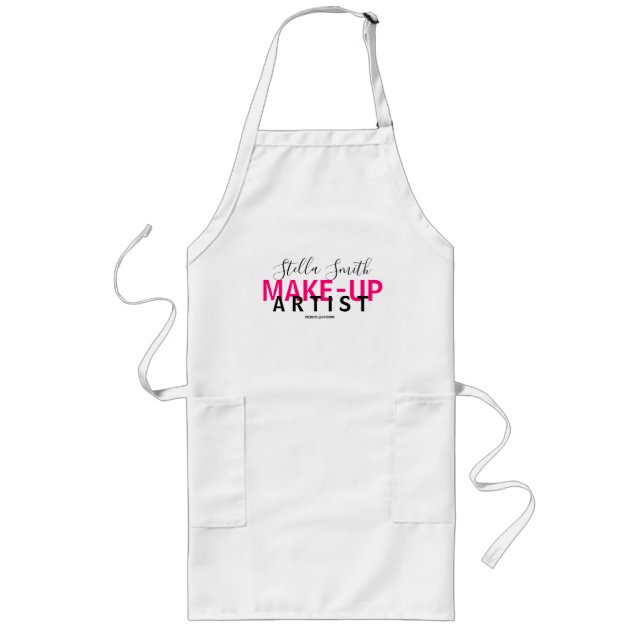 Personalised Makeup Artist Standard Apron (Front)