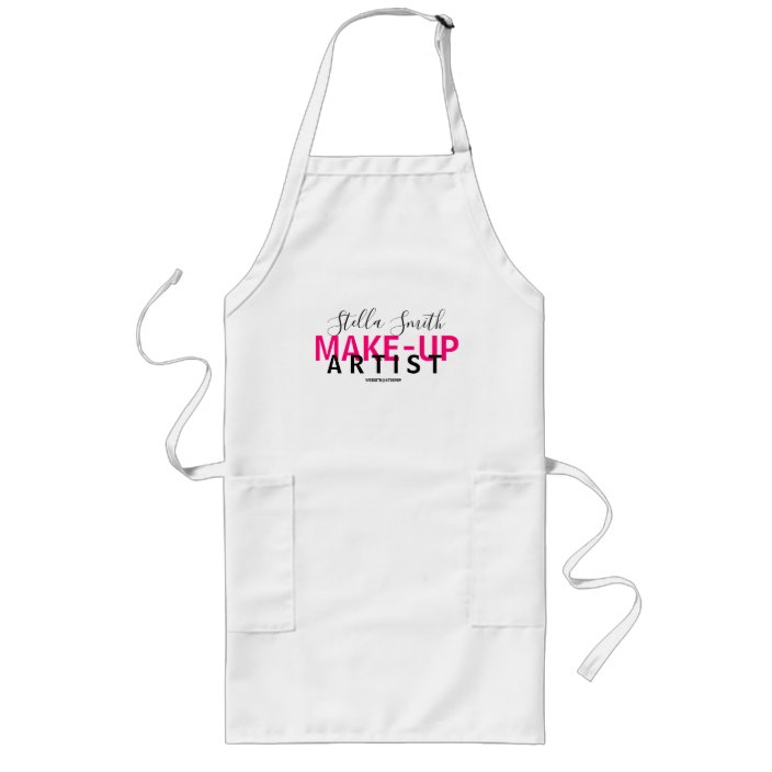 Personalised Makeup Artist Standard Apron | Zazzle.co.uk