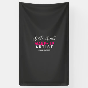 Personalised Makeup Artist Standard Banner