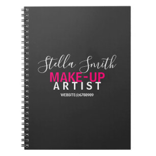 Personalised Makeup Artist Standard Notebook