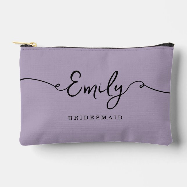 Personalised Makeup Bag Bridesmaid Gifts (Front)