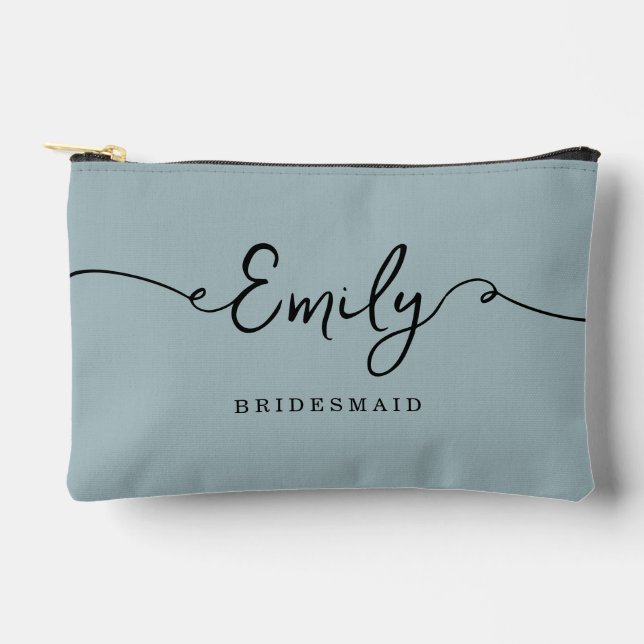 Personalised Makeup Bag Bridesmaid Gifts (Front)