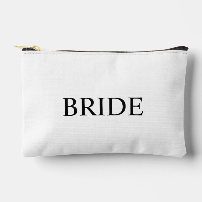 Personalised Makeup Bag With Name, Cosmetic Bag  T (Front)