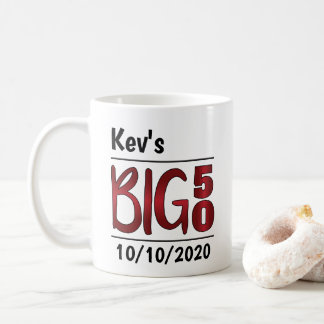 Personalised Male "Big 50" Mug