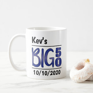 Personalised Male "Big 50" Mug