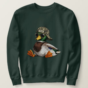 Personalised Mallard Duck — Funny Valentine’s Day Sweatshirt