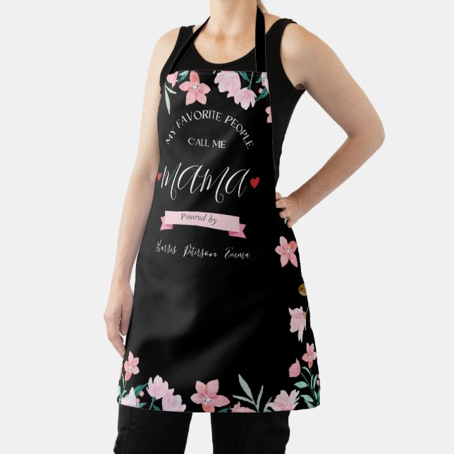  Personalised Mama Apron With Kids' Names (Insitu)