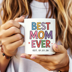 Personalised Mama Coffee Mug Best Mum Ever Gift