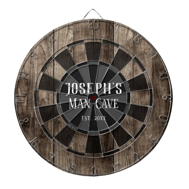 Personalised Man Cave Dartboard (Front)