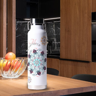 Personalised mandala marvel water bottle