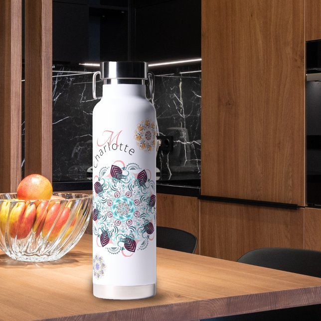 Personalised mandala marvel water bottle (Creator Uploaded)