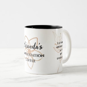 Personalised Manifestation Law of attraction Two-Tone Coffee Mug