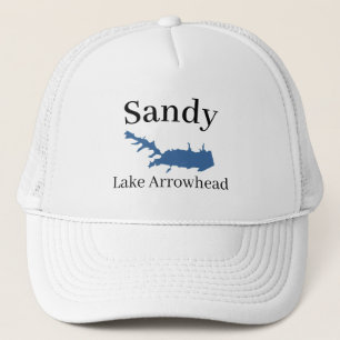 Personalised Map of Lake Arrowhead   Classic Hat