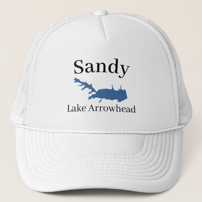 Personalised Map of Lake Arrowhead   Classic Hat (Front)