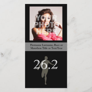 Personalised Marathon Runner 26.2 Keepsake Announcement