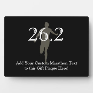 Personalised Marathon Runner 26.2 Keepsake Plaque