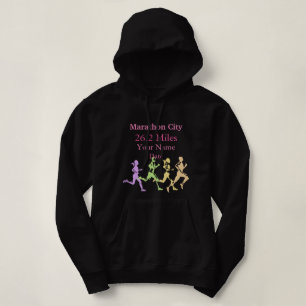 Personalised Marathon Runner Hoodie