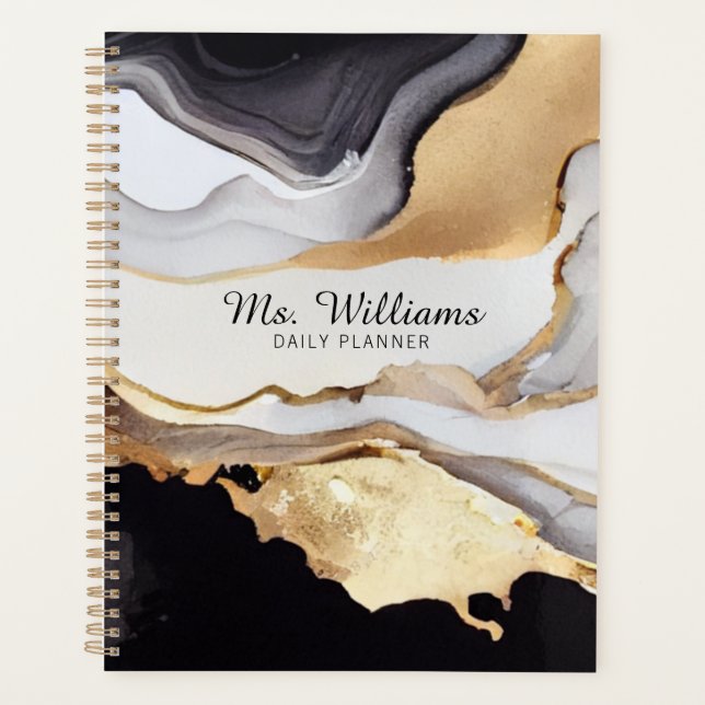 Personalised Marble Design Planner (Front)