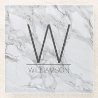 Personalised Marble Housewarming Gift Coaster
