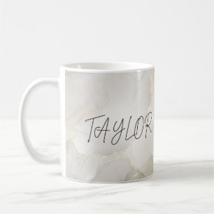 Personalised marble Name Mug